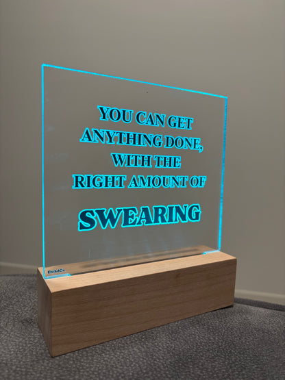 Motivational Quote - LED Acrylic