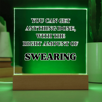 Motivational Quote - LED Acrylic
