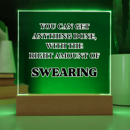 Motivational Quote - LED Acrylic