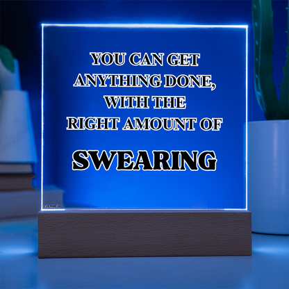 Motivational Quote - LED Acrylic