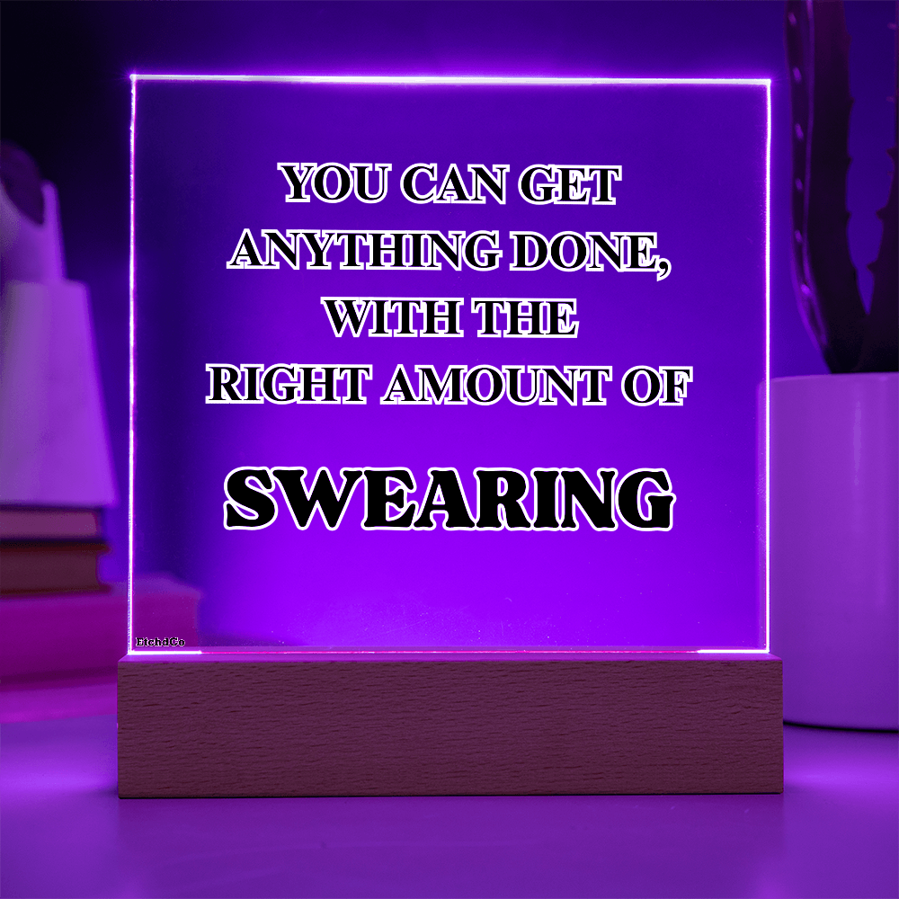 Motivational Quote - LED Acrylic